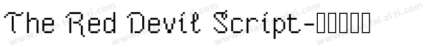 The Red Devil Script字体转换